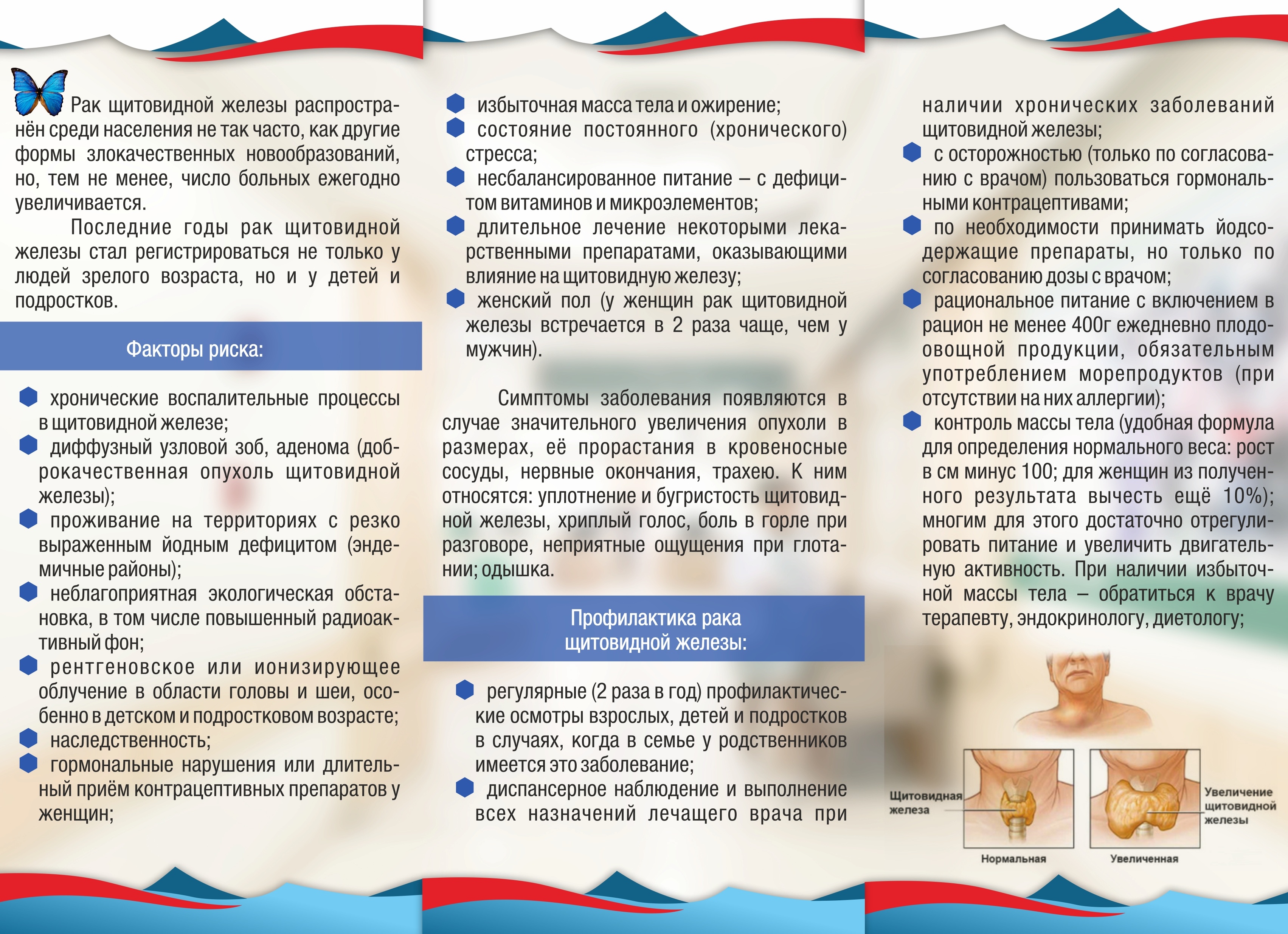 РАК ЩИТОВИДНОЙ ЖЕЛЕЗЫ - причины, ранние признаки и симптомы, прогнозы, диагностика и лечение